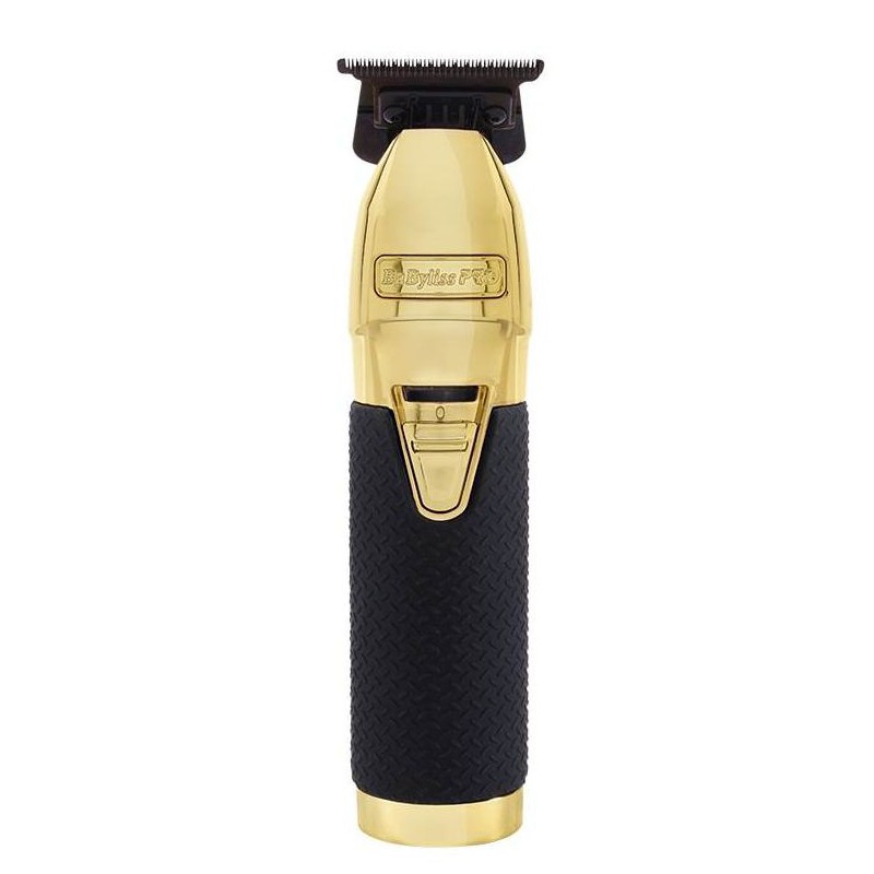 Įkraunama plaukų kirpimo-kantavimo mašinėlė - trimeris BaByliss PRO Boost+ Metal Professional Outlining Trimmer, Gold, FX7870GBPE