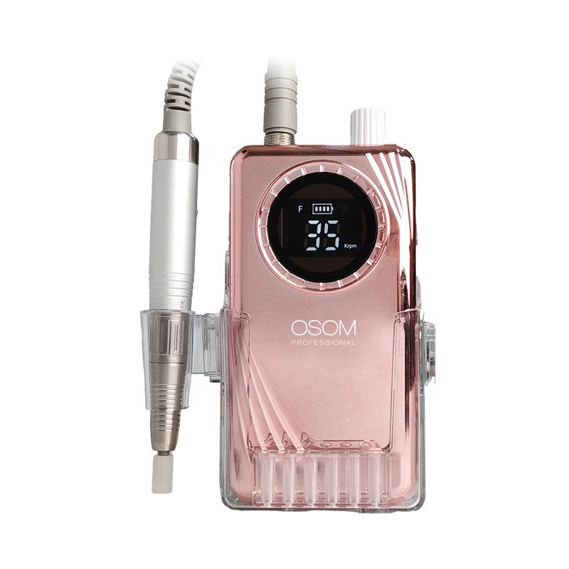 Nagų šlifavimo aparatas-drėlė Osom Professional Brushless Nail Drill Machine OSOMND315RG, 35 000 aps./min., įkraunama