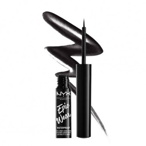 NYX Professional Makeup Epic Wear Metallic Liquid Liner Akių apvadas, Black metal