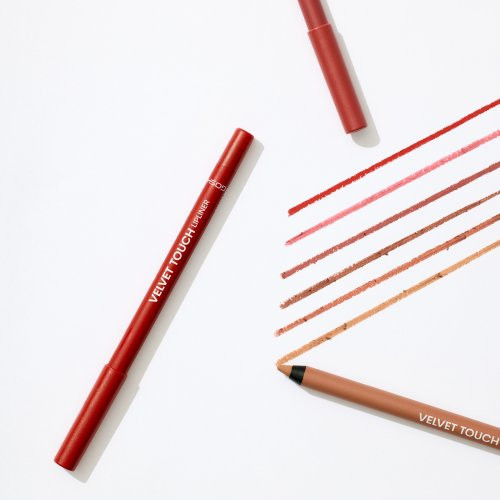 GOSH Copenhagen Velvet Touch Lipliner Waterproof Lūpų pieštukas, 016 The Red