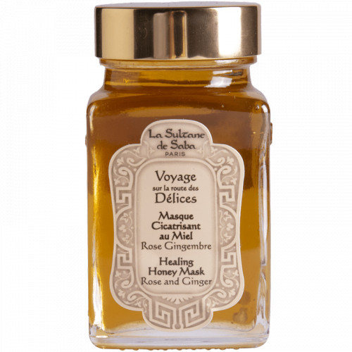La Sultane De Saba Rose and Ginger Healing Honey Mask Veido kaukė su medumi, 100ml
