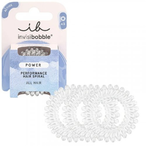 Invisibobble Power Performance Hair Spiral Gumytės plaukams, Crystal Clear