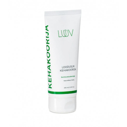 Luuv Natural Body Peeling Natūralus kūno šveitiklis, 200ml
