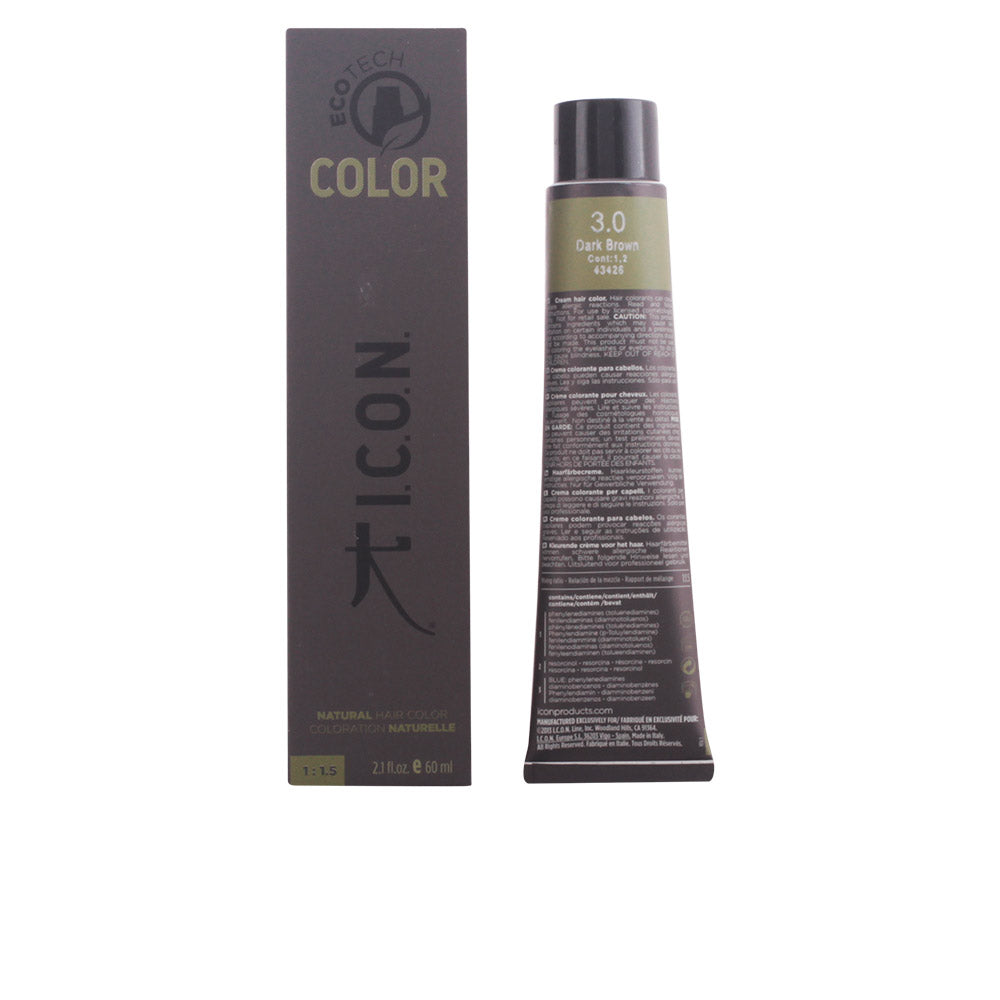 Icon Ecotech Color Natural Hair Color 4 Vidutinio ruda, 60 ml
