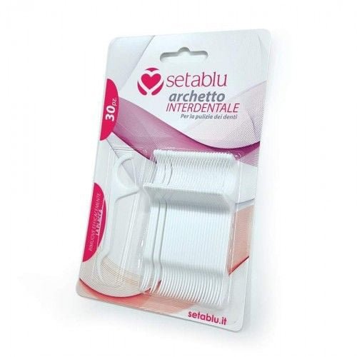 Tarpdančių siūlas su krapštuku SETABLU, 30 vnt.