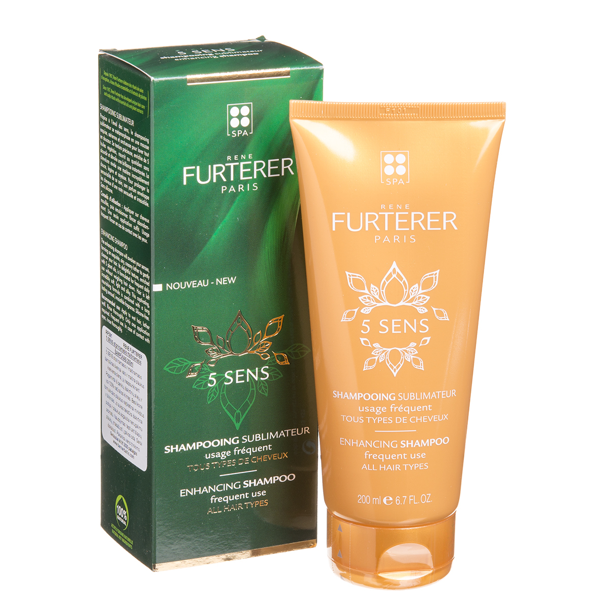 RENE FURTERER 5 SENS, šampūnas, 200 ml
