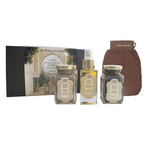 La Sultane De Saba Hammam Gift Set Hamamo ritualas kūnui, Rinkinys