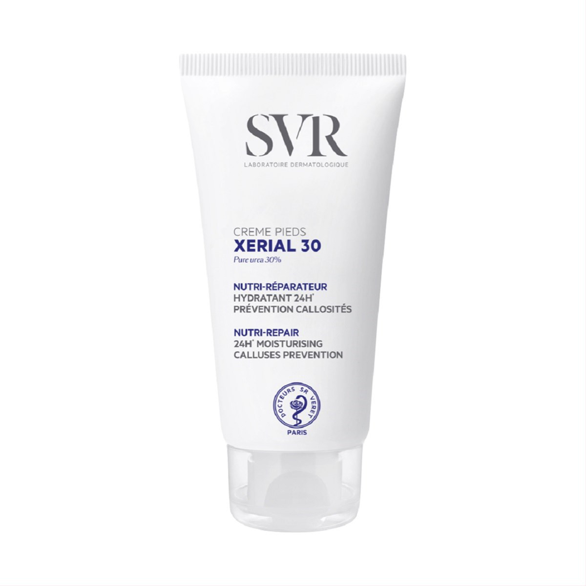SVR XERIAL 30 CR?ME PIEDS, pėdų kremas su šlapalu 30 % nuo nuospaudų, 50 ml