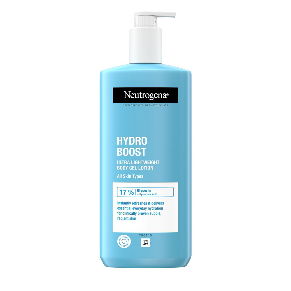 NEUTROGENA HYDRO BOOST, itin lengvas kūno kremas-gelis, 400 ml