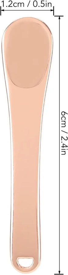 Daugkartinės kosmetinės mentelės kremams tepti – Rose Gold