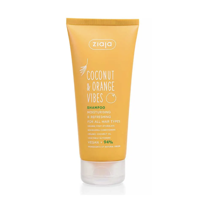 ZIAJA KOKOSŲ APELSINŲ DRĖKINAMASIS ŠAMPŪNAS 200 ml