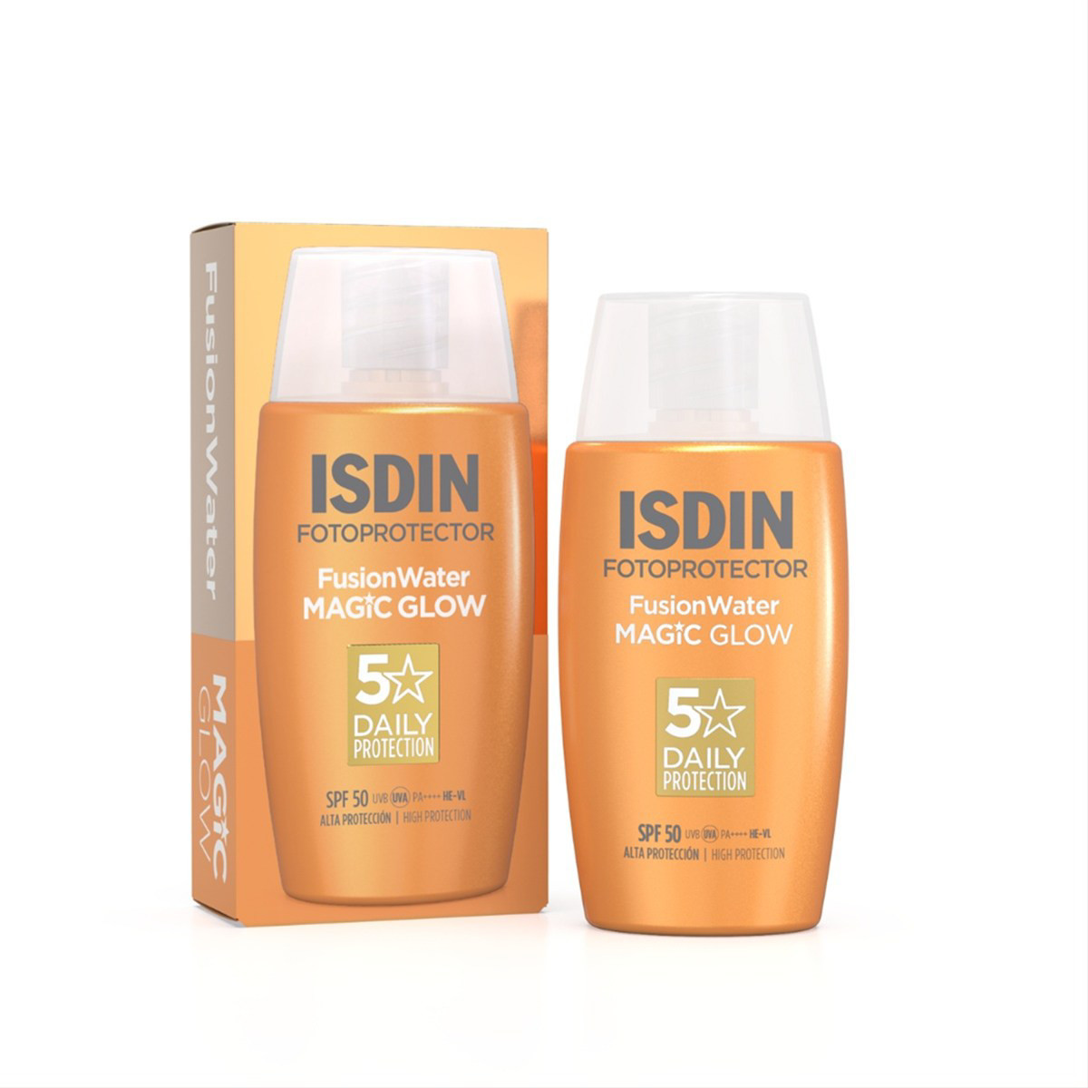 ISDIN FU FUSION WATER MAGIC, veido emulsija,  SPF50, 50ml