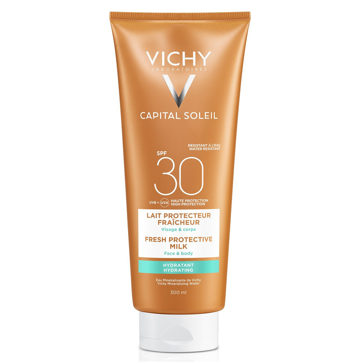 Vichy CAPITAL SOLEIL gaivinamasis apsauginis pienelis, SPF 30, 300ml