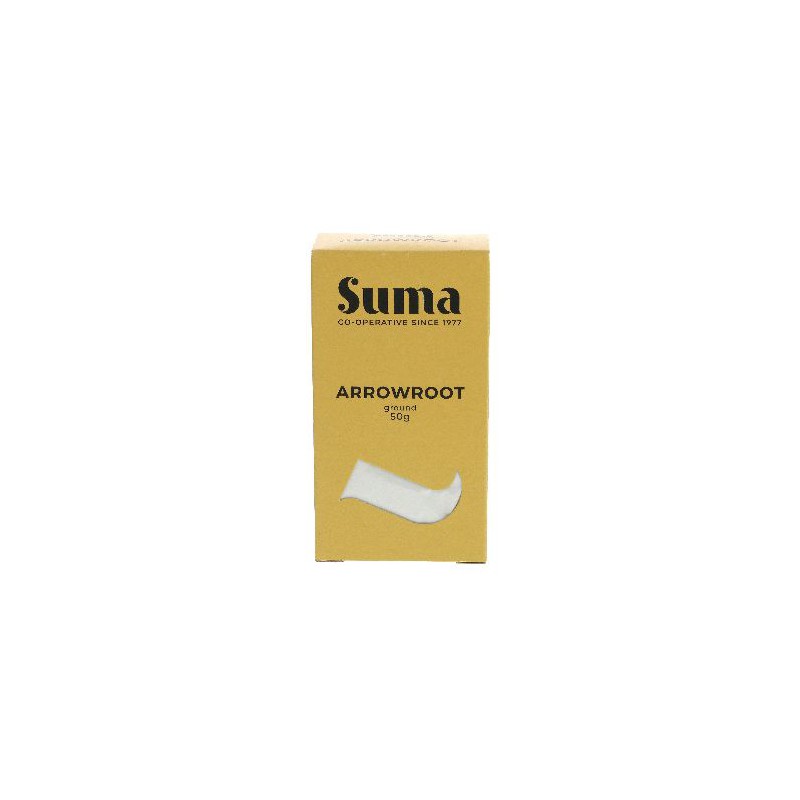 Ekologiški marantos milteliai (Arrowroot), 50g, SUMA