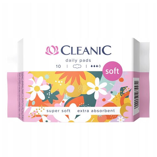 Higieniniai paketai CLEANIC SOFT, 10 vnt.