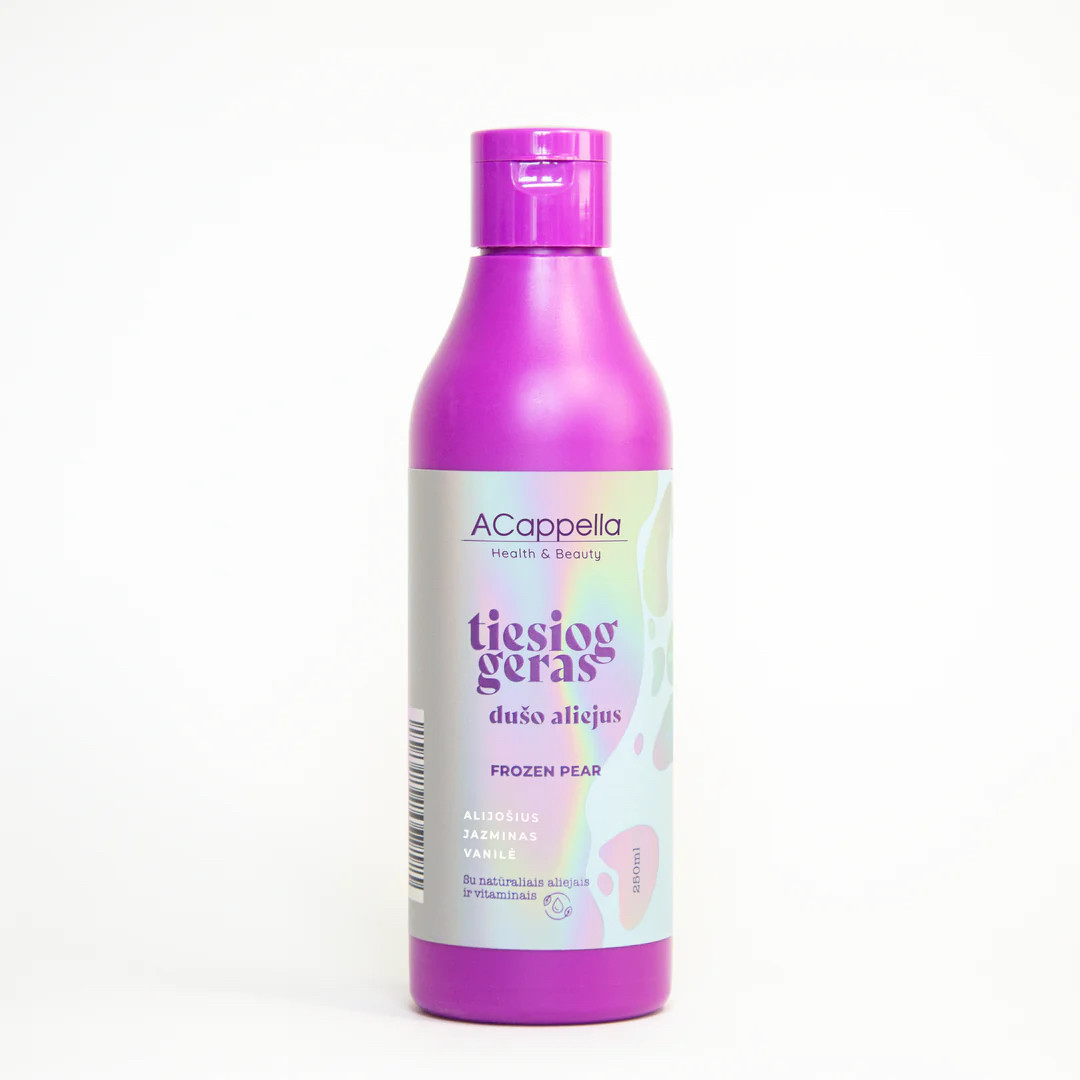 ACappella TIESIOG GERAS dušo aliejus, FROZEN PEAR, 250 ml
