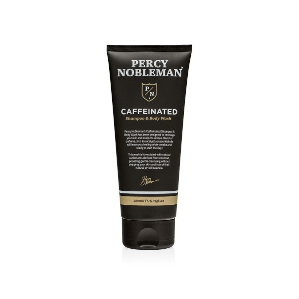 Šampūnas ir kūno prausiklis su kofeinu, 200 ml