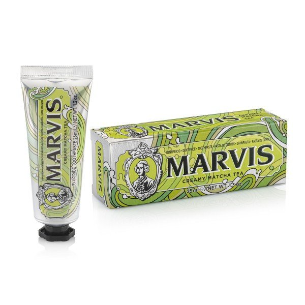Matcha arbatos - mėtų skonio dantų pasta