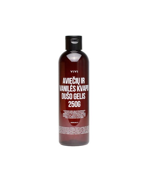 Aviečių ir vanilės kvapo dušo gelis, 250g