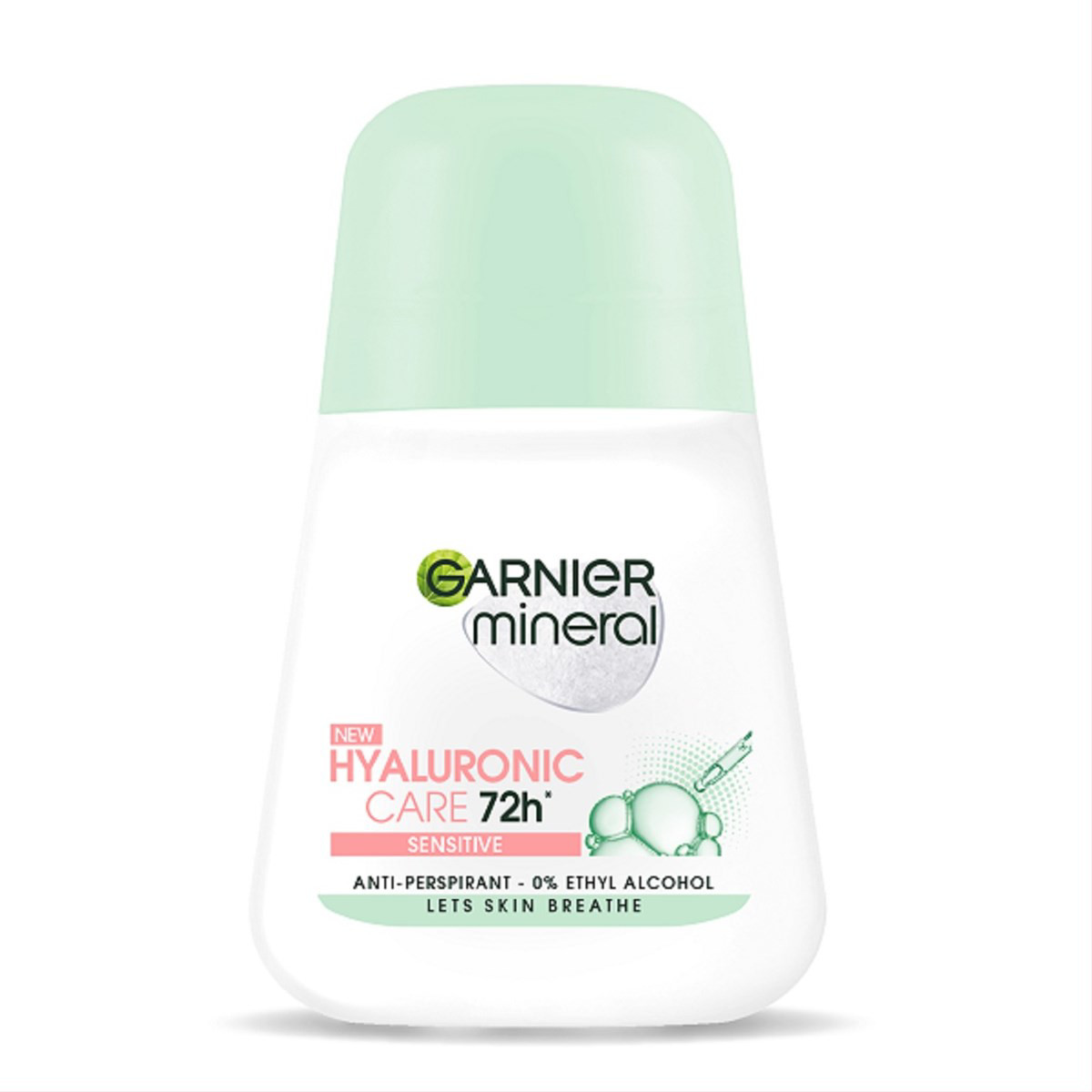 GARNIER MINERAL HYALURONIC CARE, rutulinis dezodorantas, 50ml
