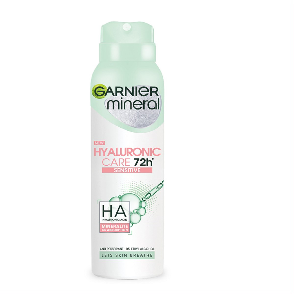 GARNIER MINERAL HYALURONIC CARE, purškiamas dezodorantas, 150ml