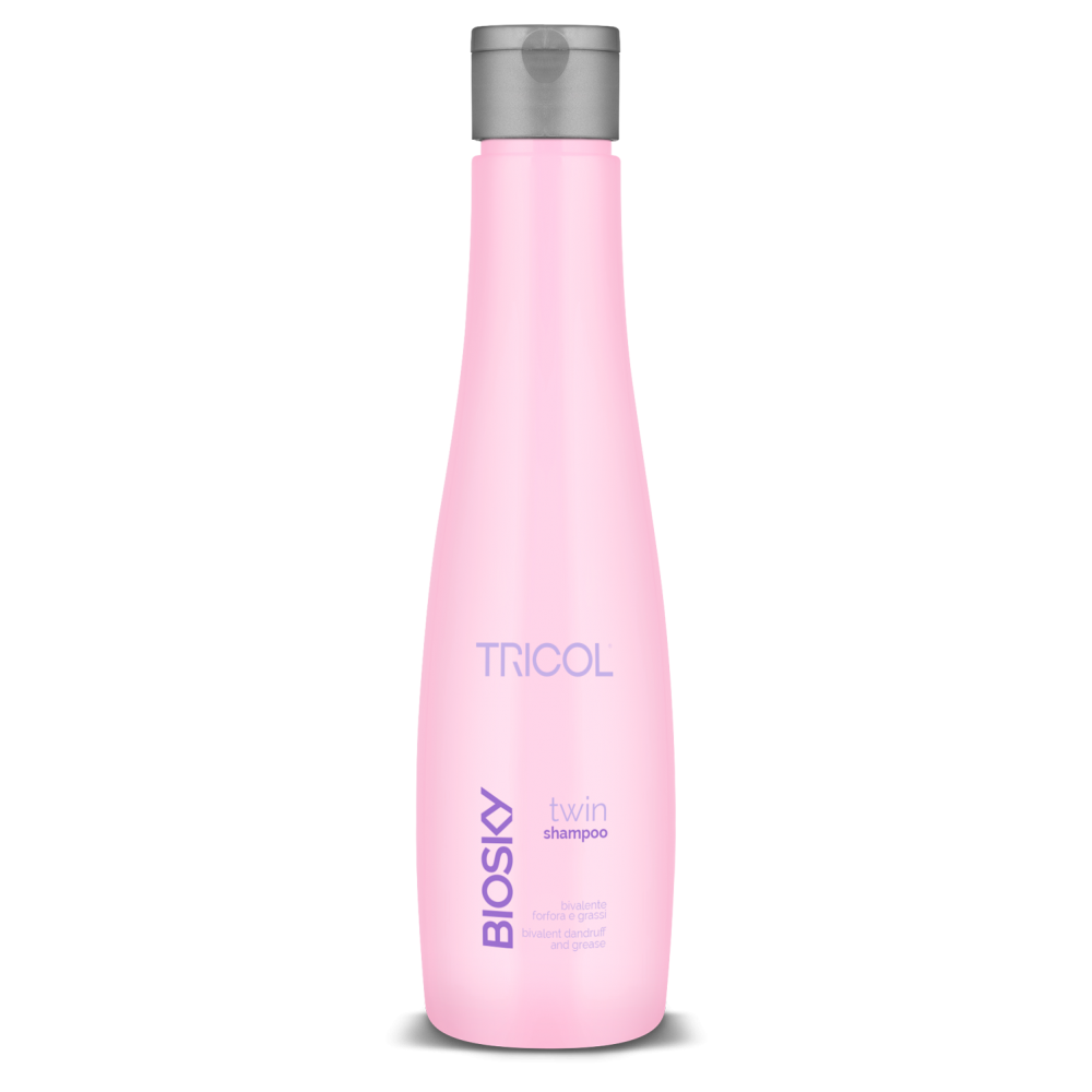 BIOSKY Twin šampūnas riebiai ir pleiskanotai galvos odai, 250 ml