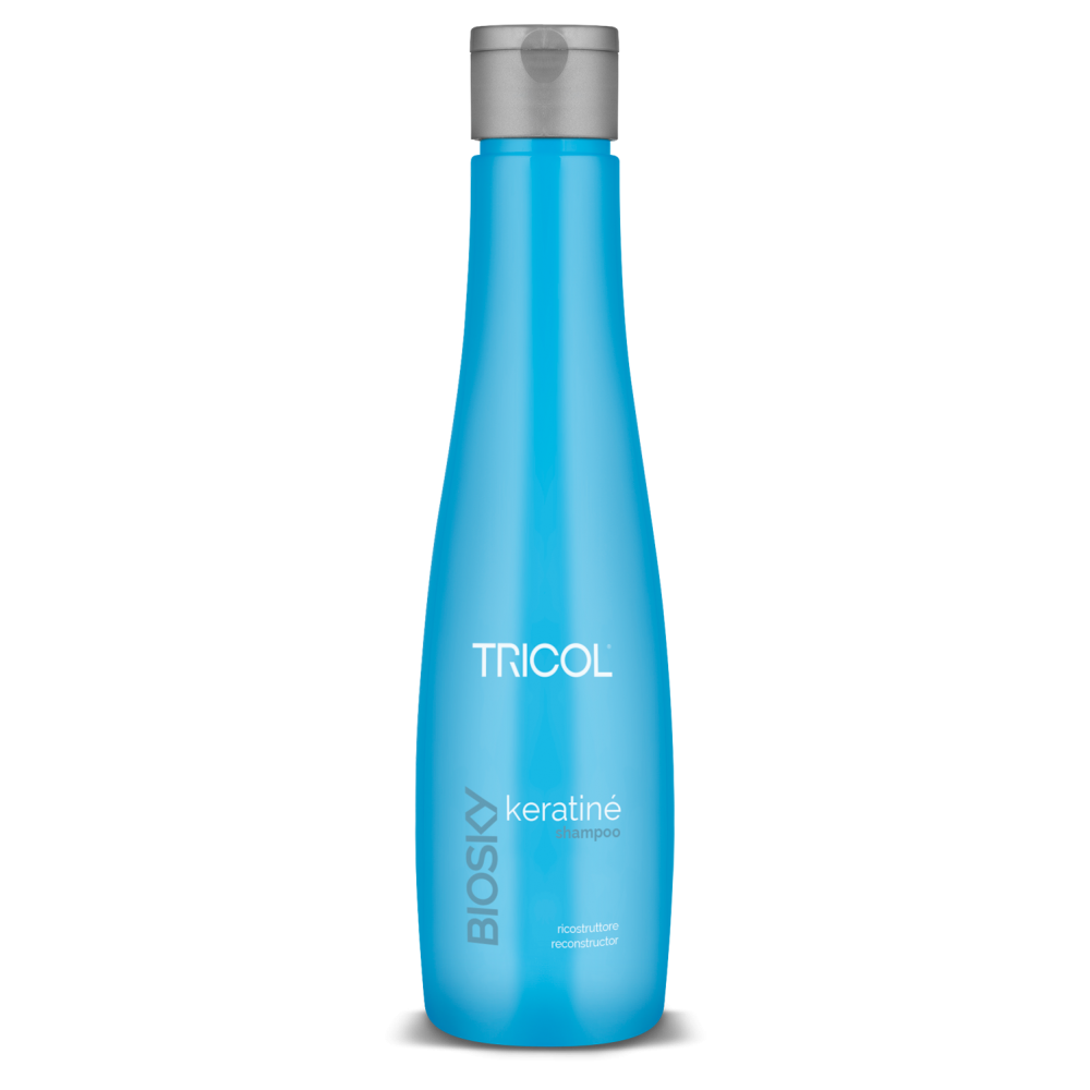BIOSKY Keratine šampūnas pažeistiems plaukams, 250 ml