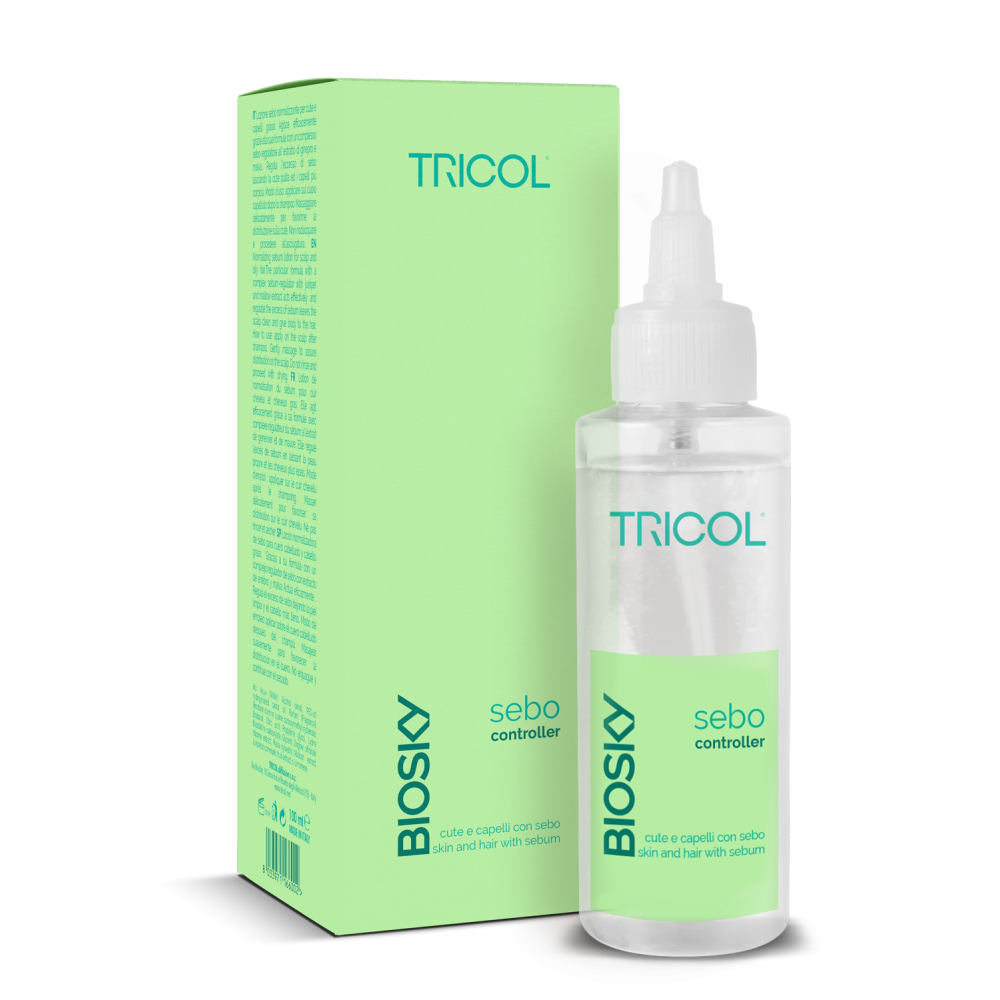 BIOSKY Sebo Controller losjonas riebiai galvos odai ir plaukams, 100 ml