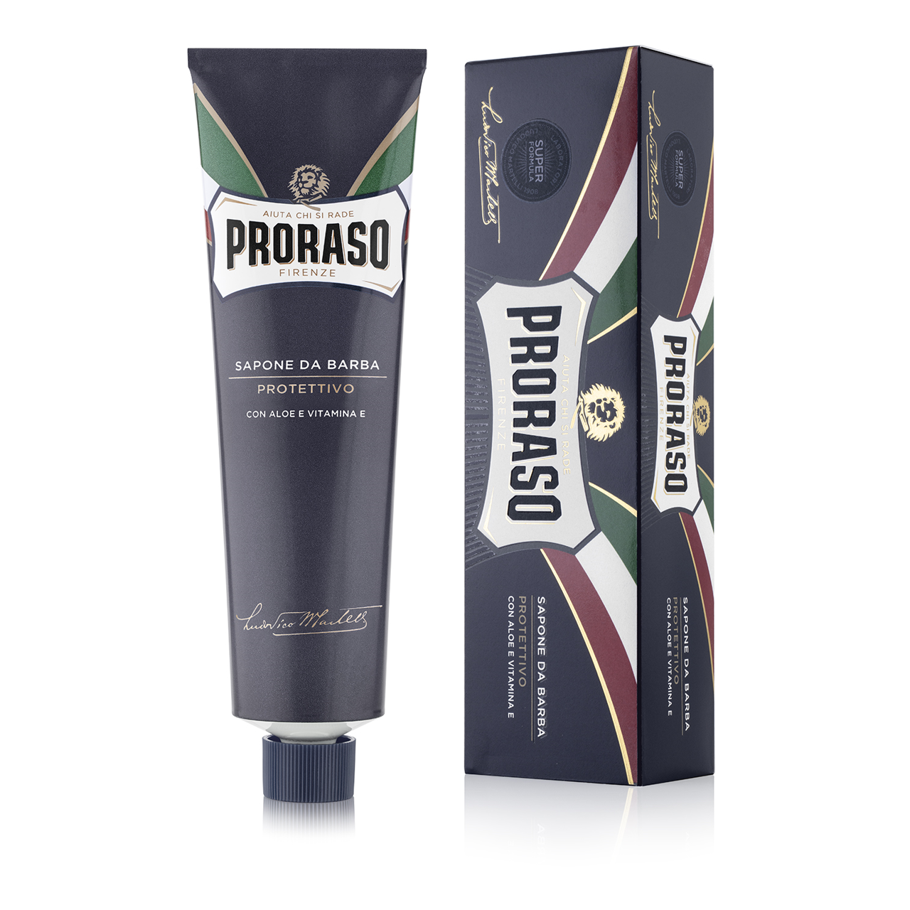 PRORASO BLUE SHAVING CREAM, drėkinamasis skutimosi kremas, 150ml