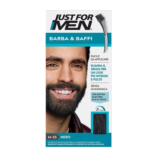 Just For Men ūsų ir barzdos dažai Real Black M-55, 28.4g