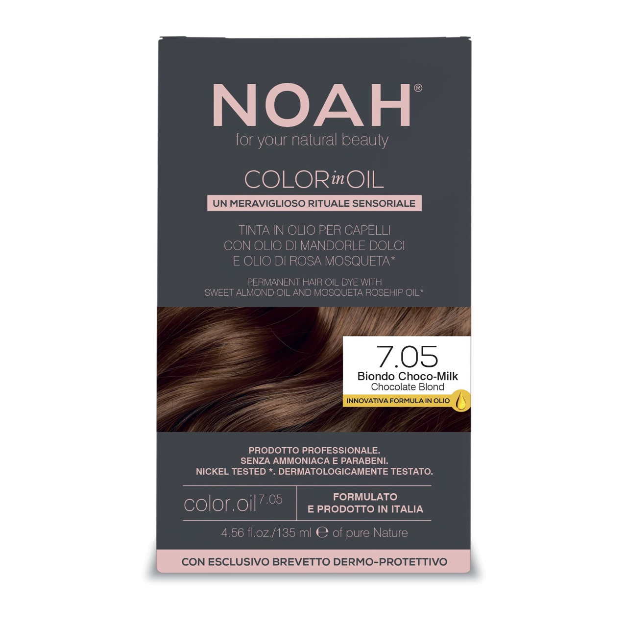 NOAH Color In Oil 7.05 Aliejiniai plaukų dažai, 135ml