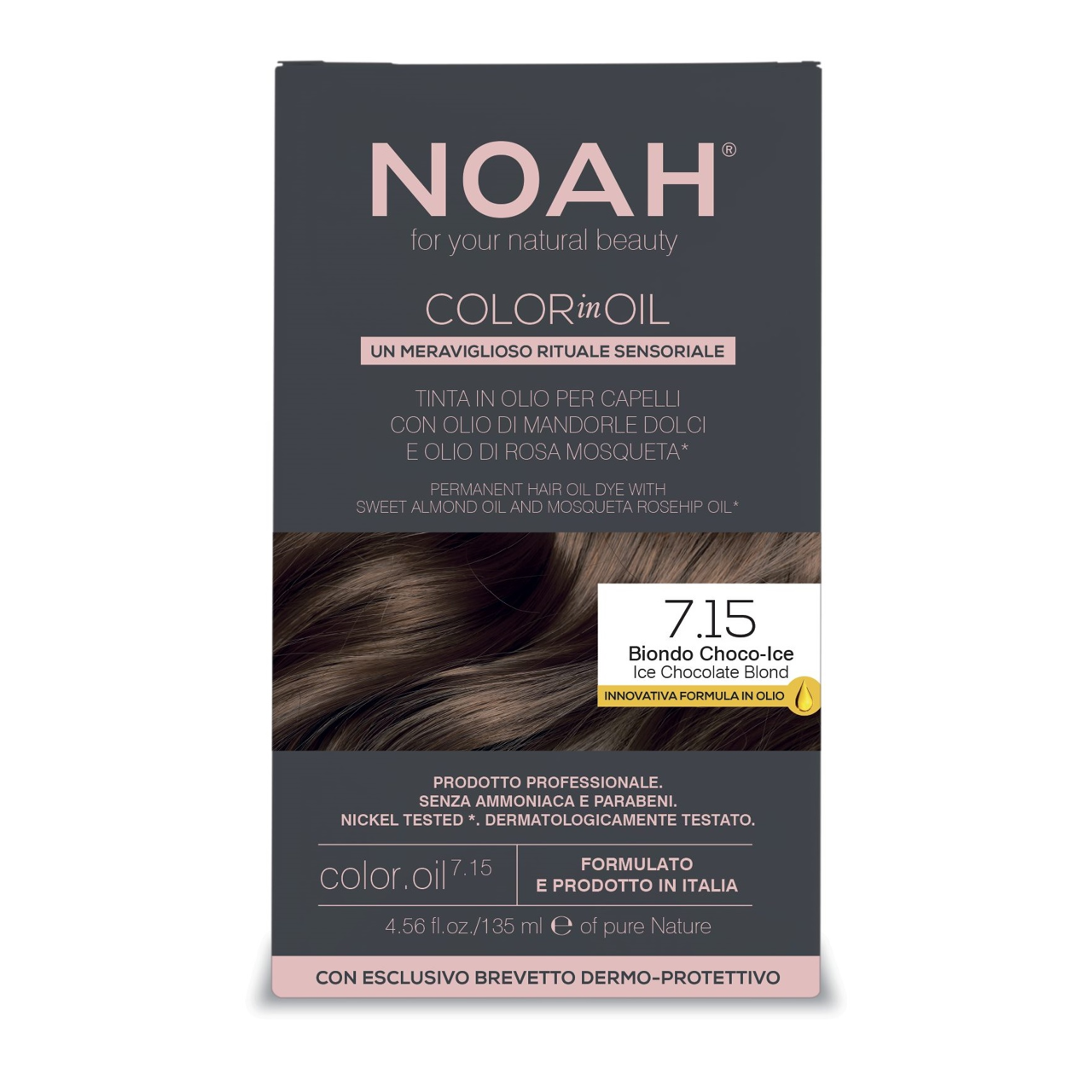 NOAH Color In Oil 7.15 Aliejiniai plaukų dažai, 135ml