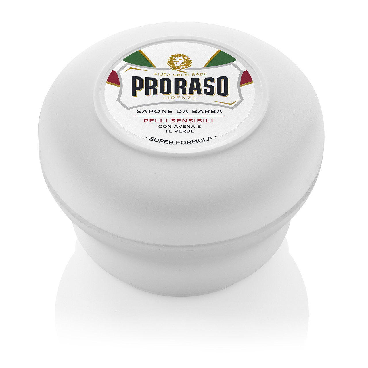 PRORASO WHITE SHAVING SOAP, skutimosi muilas jautriai odai, 150ml