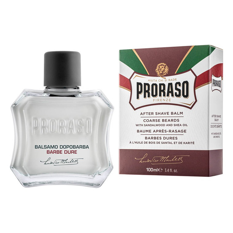 PRORASO RED AFTER SHAVE BALM, maitinantis balzamas po skutimosi, 100ml