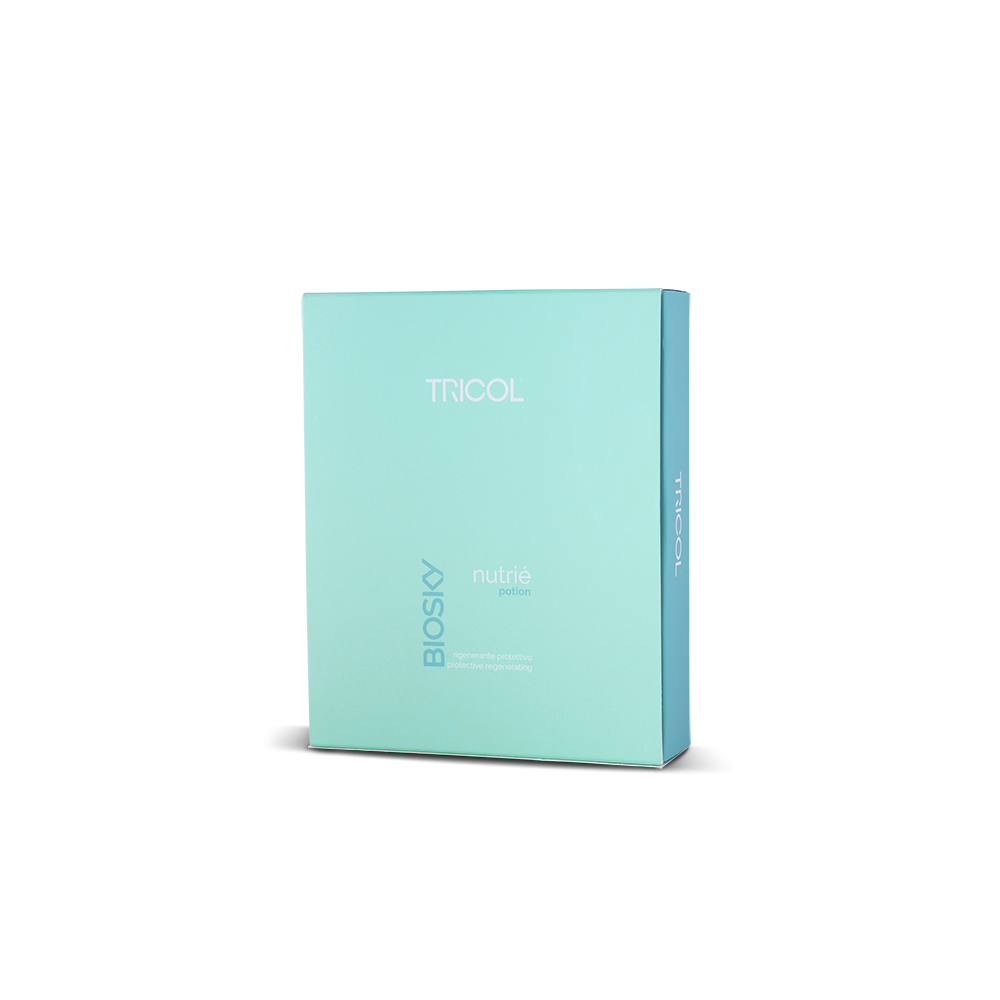 BIOSKY Nutrie losjonas plaukų maitinimui, 10 buteliukų po 10 ml