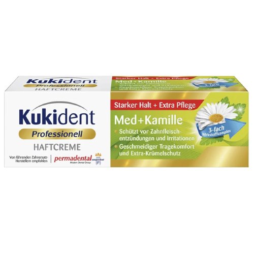 Fiksuojamasis dantų protezų kremas KUKIDENT PROFESSIONELL, 40 g