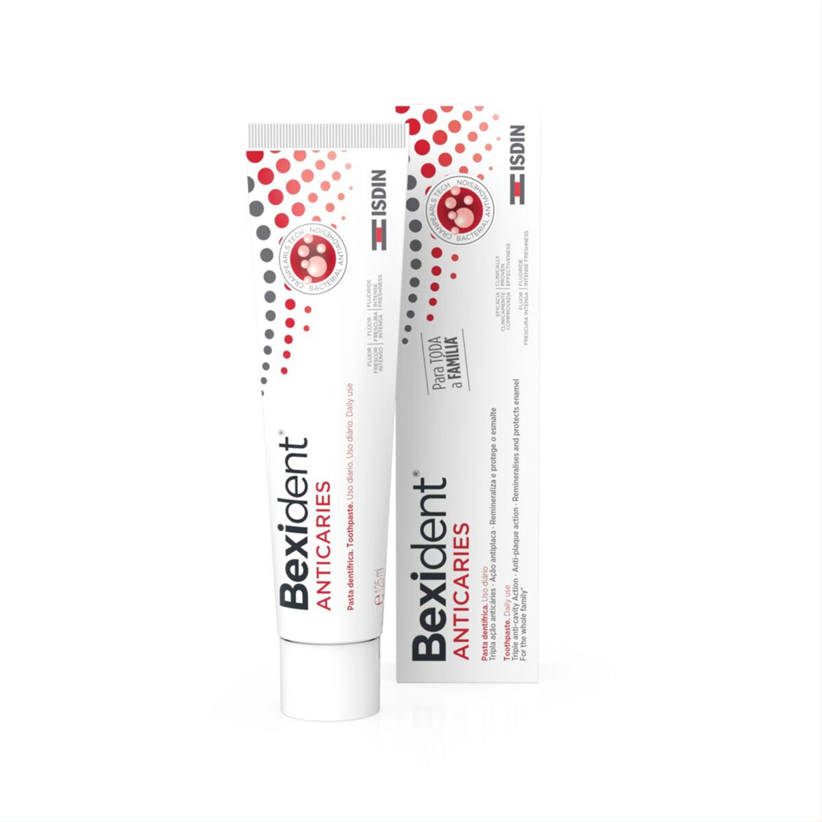 ISDIN BEXIDENT ANTICARIES, dantų pasta ėduonies profilaktikai, 125ml