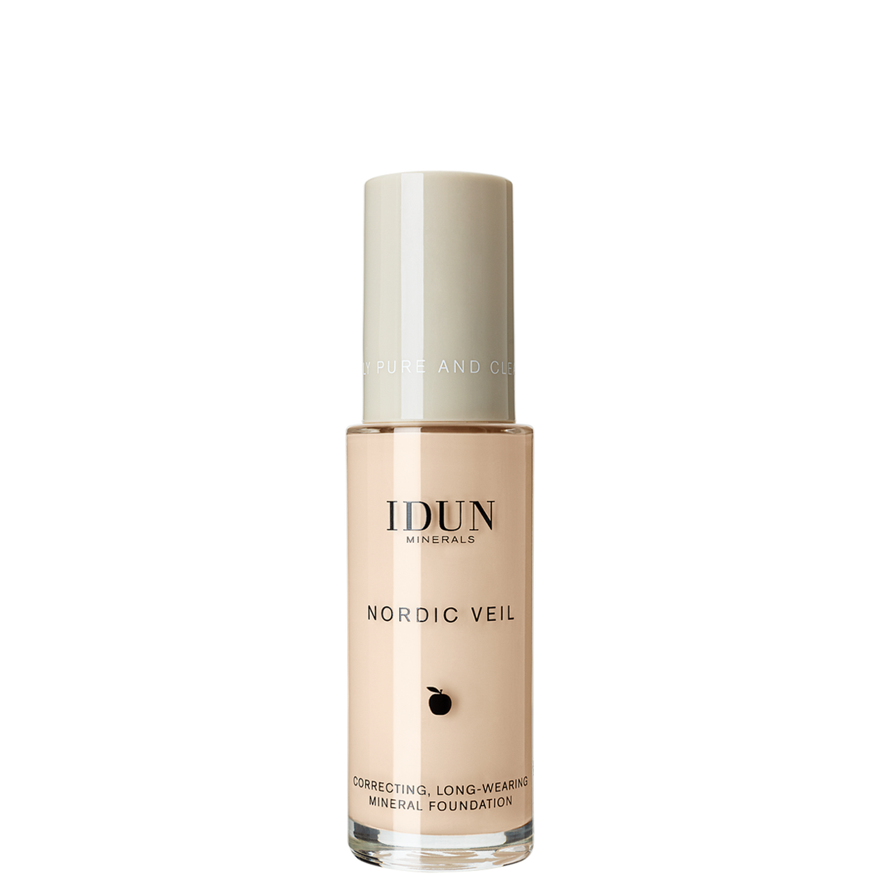 IDUN Minerals skystas makiažo pagrindas stipriai maskuojantis Nordic Veil Saga1303, 26ml