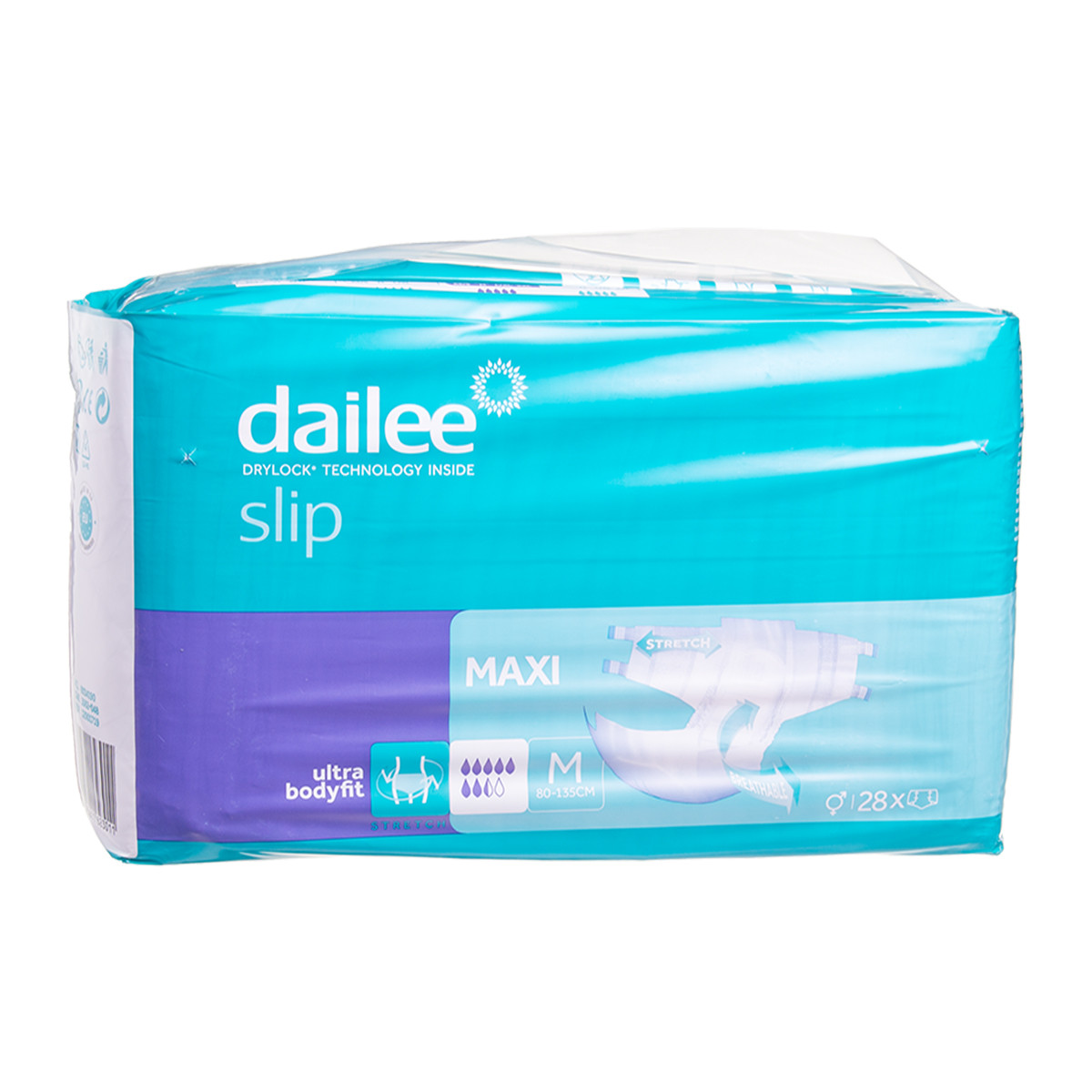 DAILEE SLIP sauskelnės MAXI M, 80-135 cm, 28 vnt.