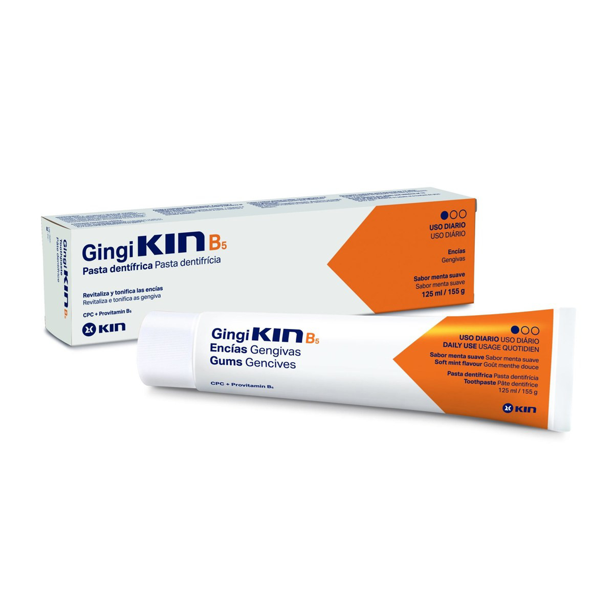 KIN B5, dantų pasta, 125 ml