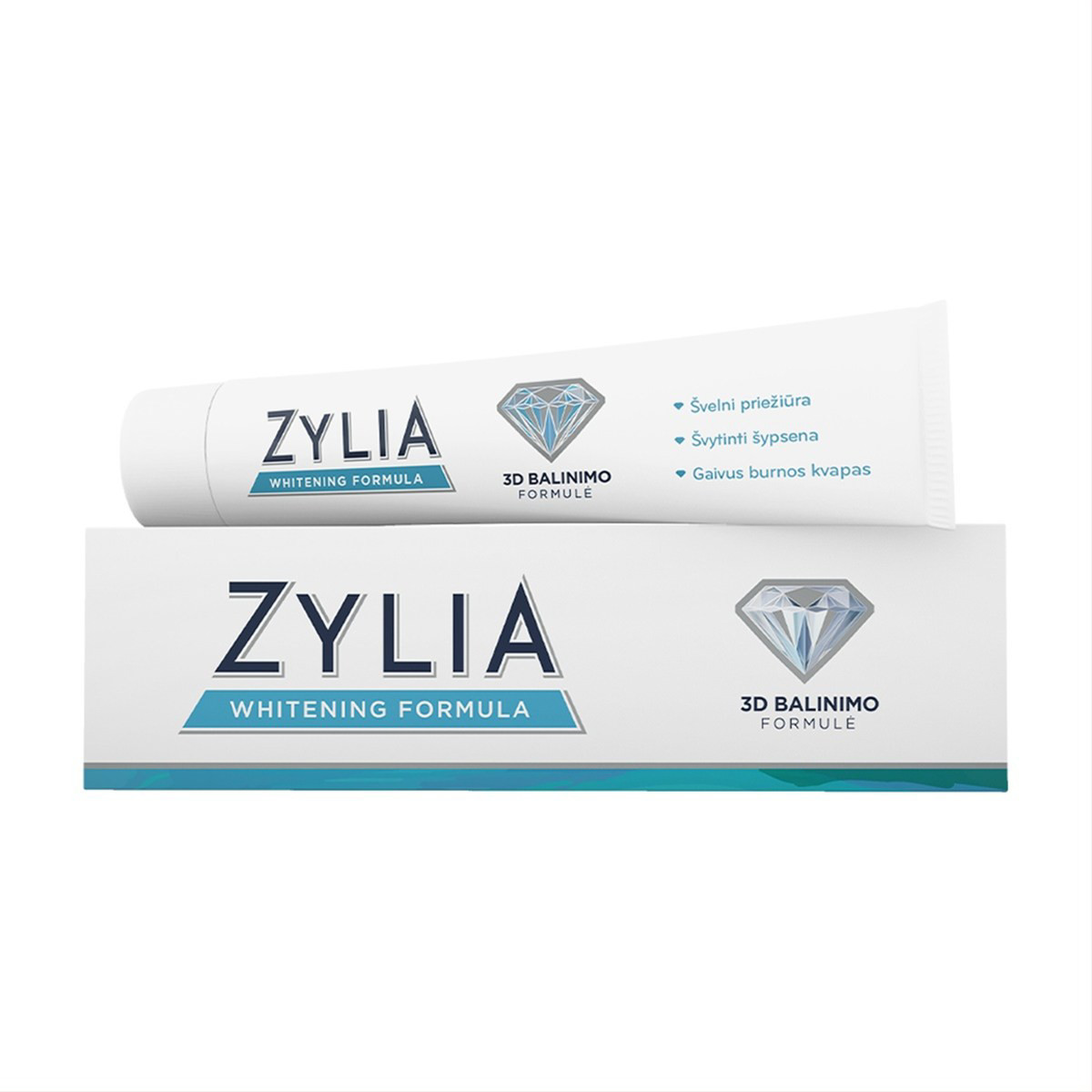 ZYLIA 3D WHITE, dantų pasta, 75ml