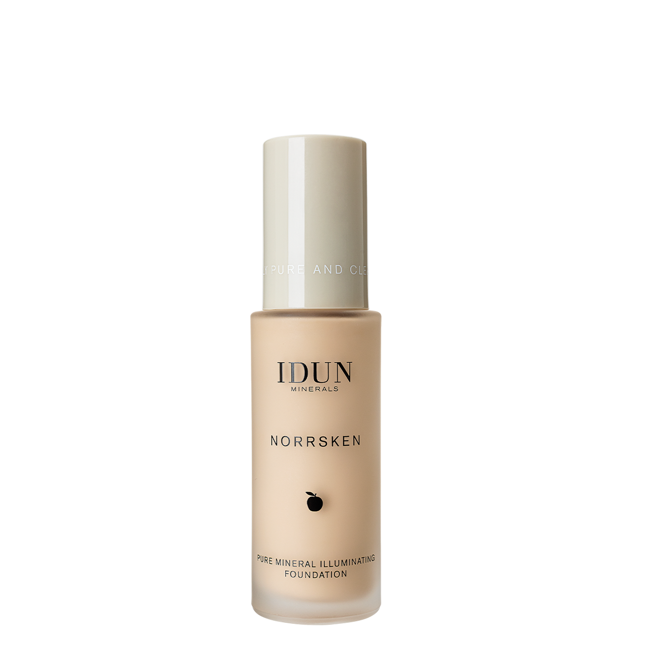 IDUN Minerals skystas makiažo pagrindas lengvai maskuojantis Norrsken Disa Nr. 1207, 30 ml