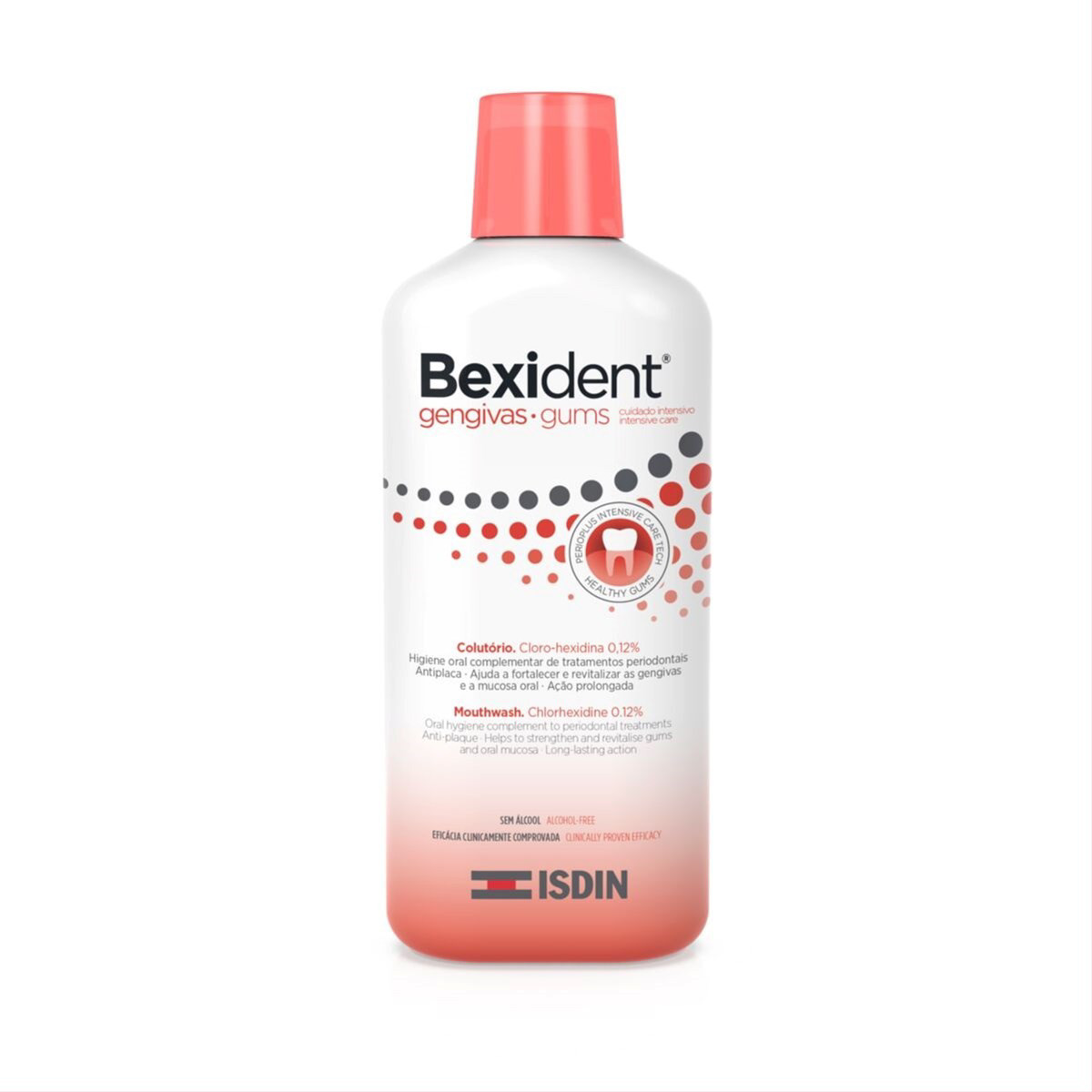 ISDIN BEXIDENT, burnos skalavimo skystis su 0,12% chlorheksidino, 500 ml