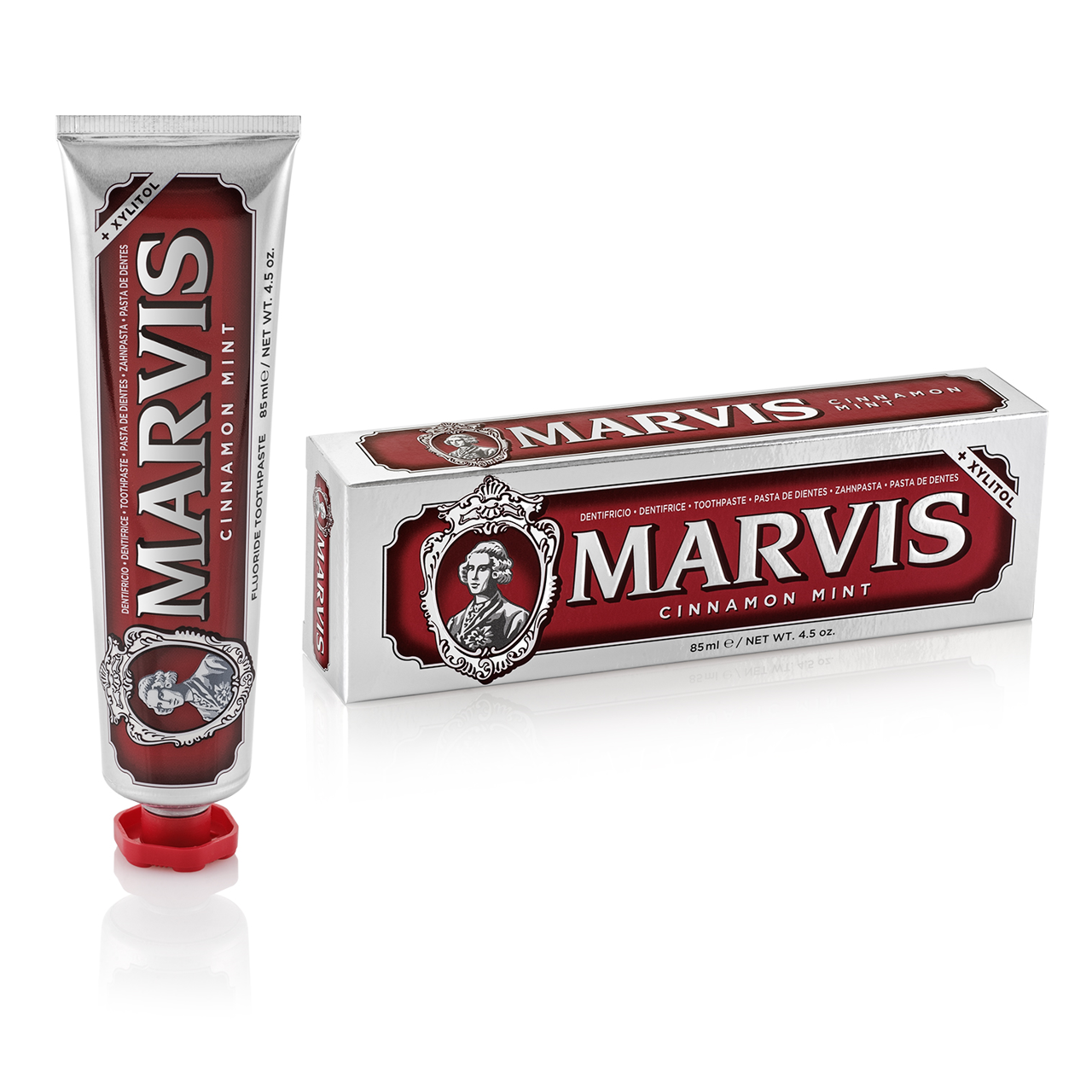 MARVIS CINNAMON MINT, cinamono aromato dantų pasta, 85ml