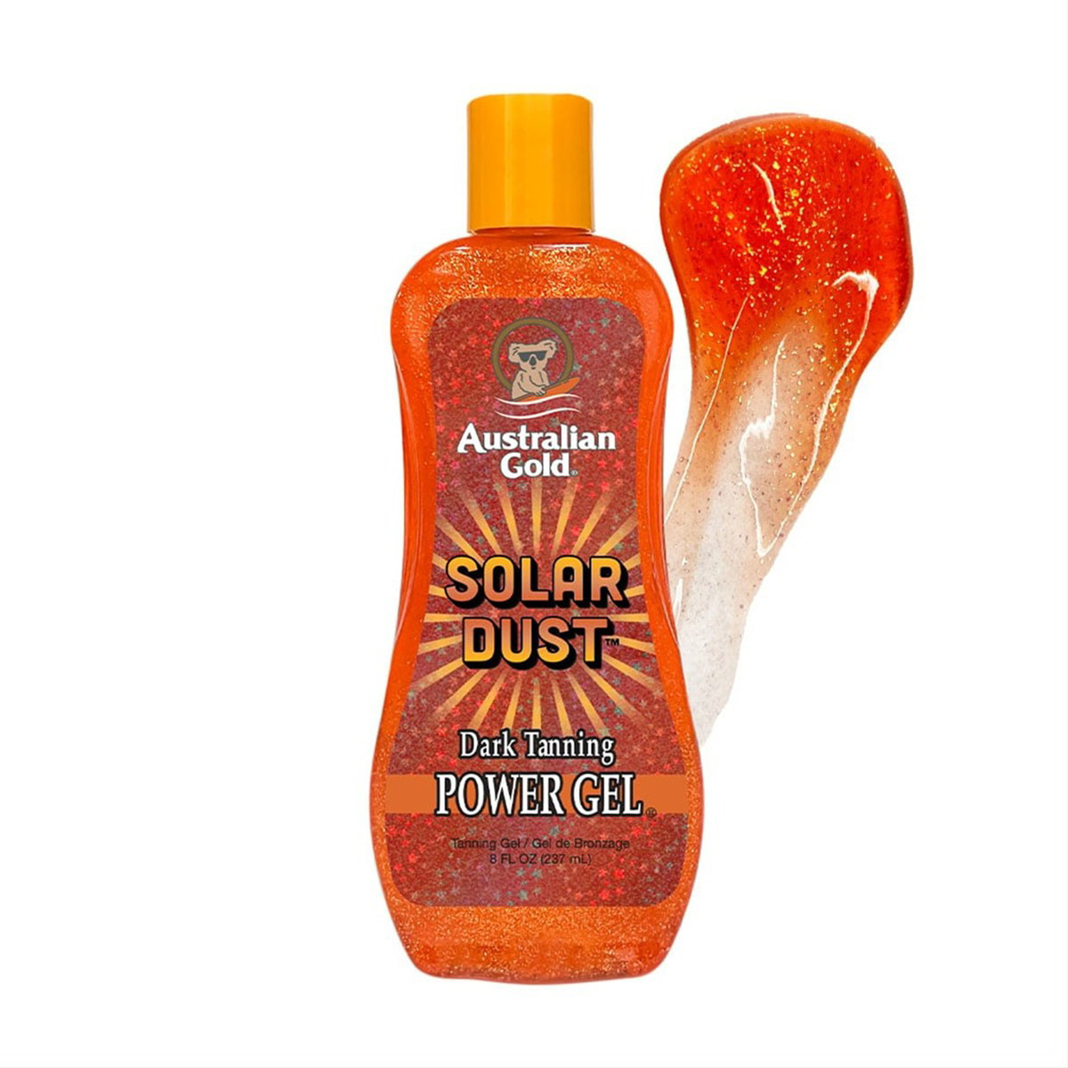 AUSTRALIAN GOLD, deginimosi gelis su blizgesiu, SOLAR DUST, 237ml