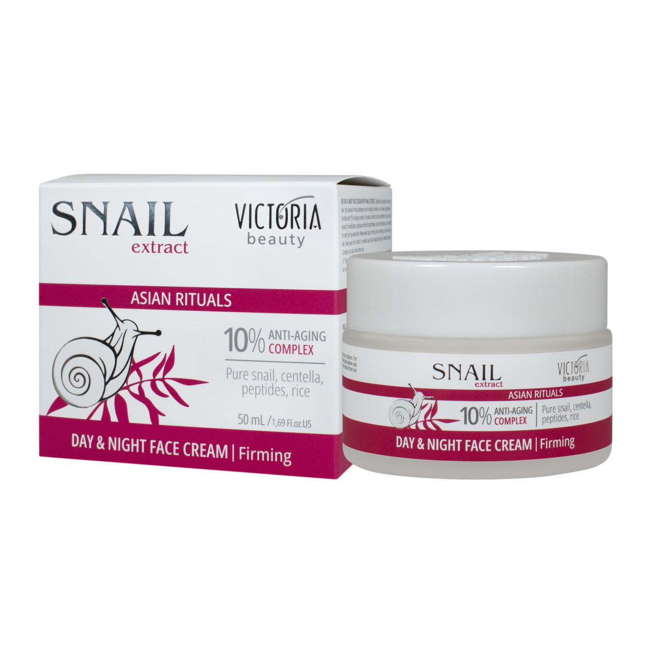 Victoria Beauty  veido kremas su sraigių sekretu "Anti-Aging", 50ml