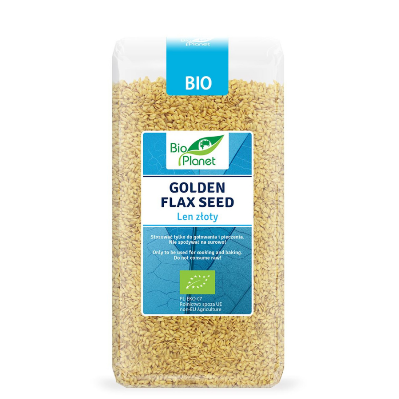 Ekologiški linų sėmenys (auksiniai) BIO PLANET, 400 g