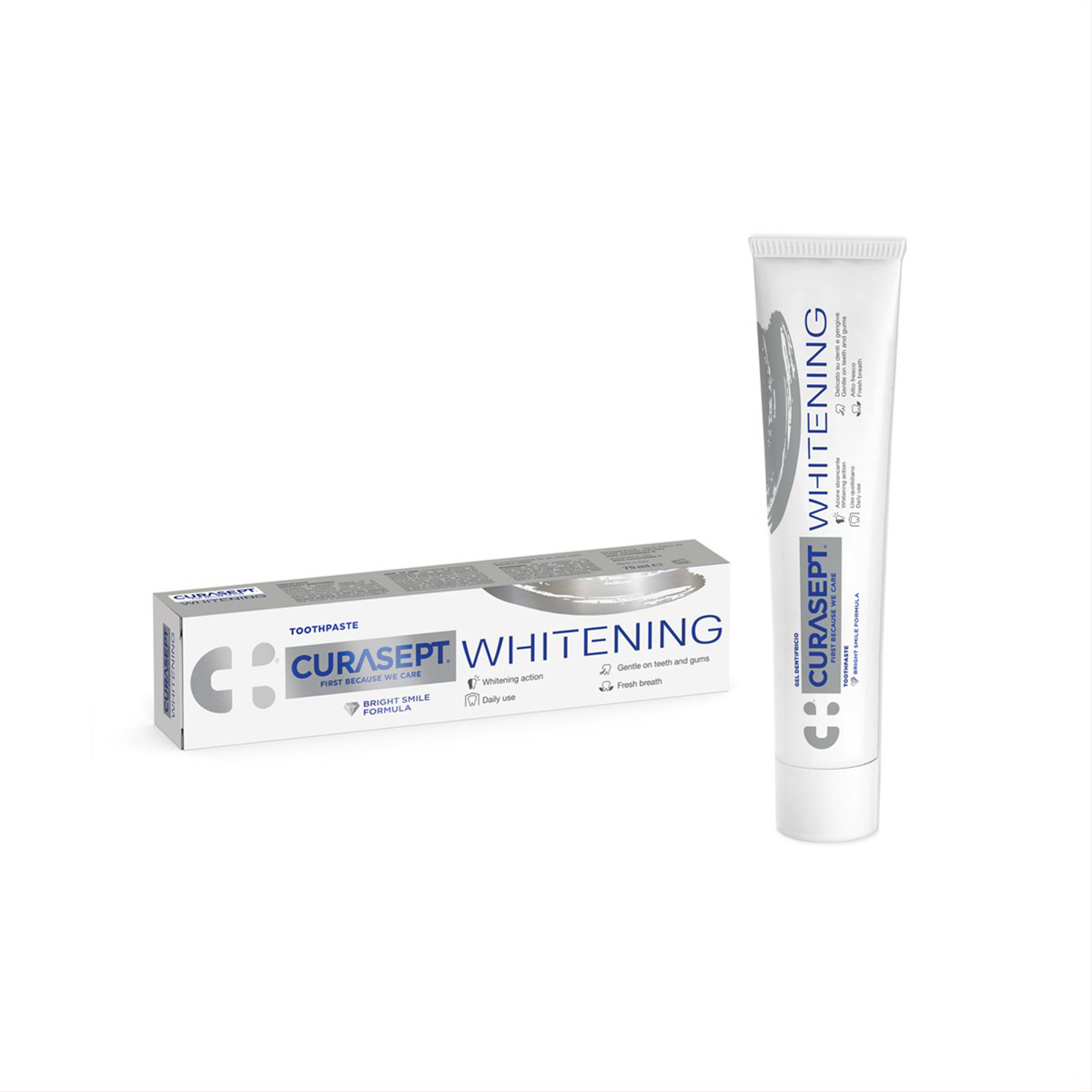 CURASEPT WHITENING, dantų pasta, 75ml