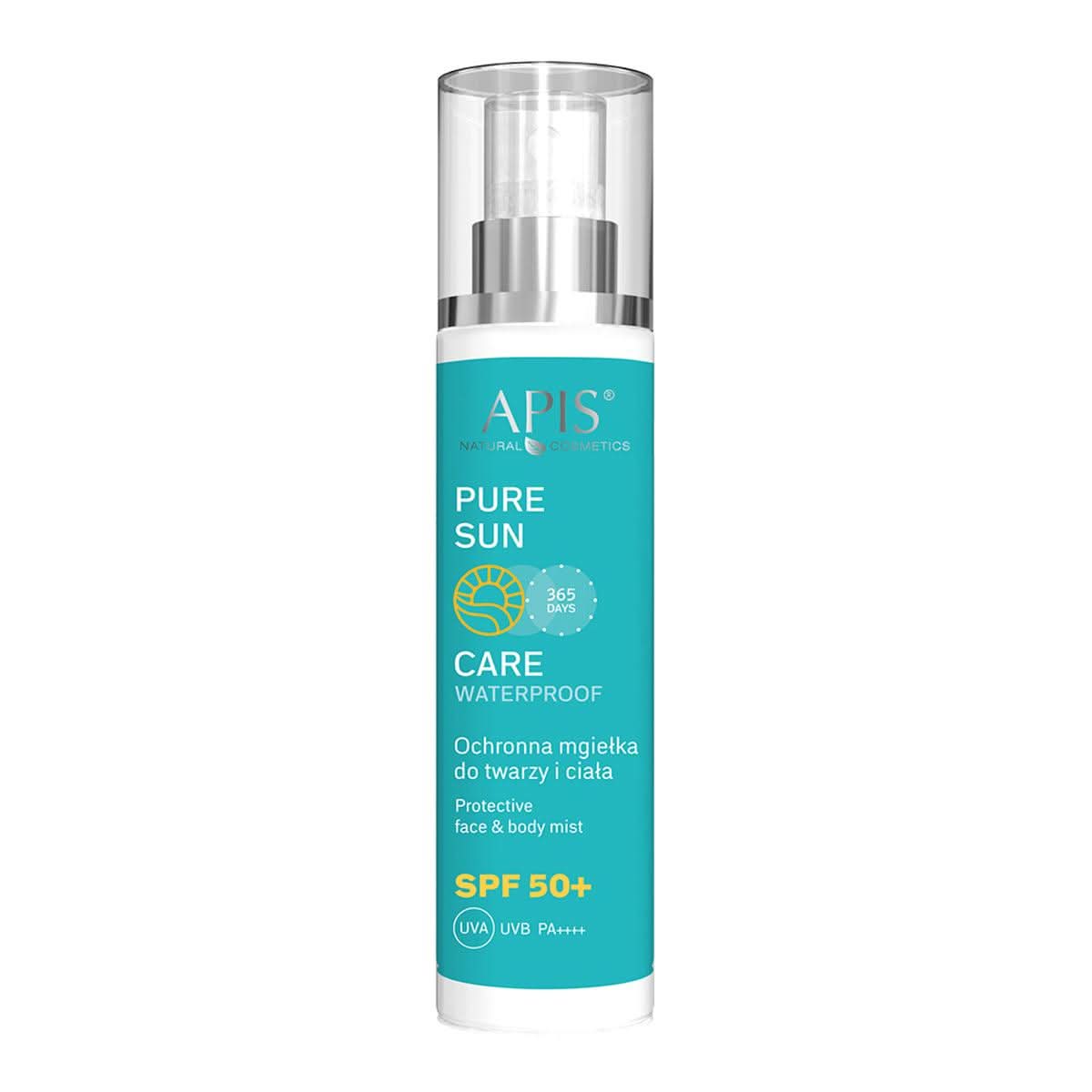 APIS apsauginis veido ir kūno purškiklis nuo saulės su SPF50, 150 ml