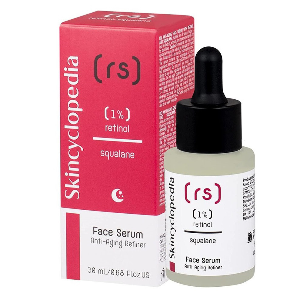 Skincyclopedia veido serumas brandžiai odai su 1% retinoliu ir skvalenu, 30ml